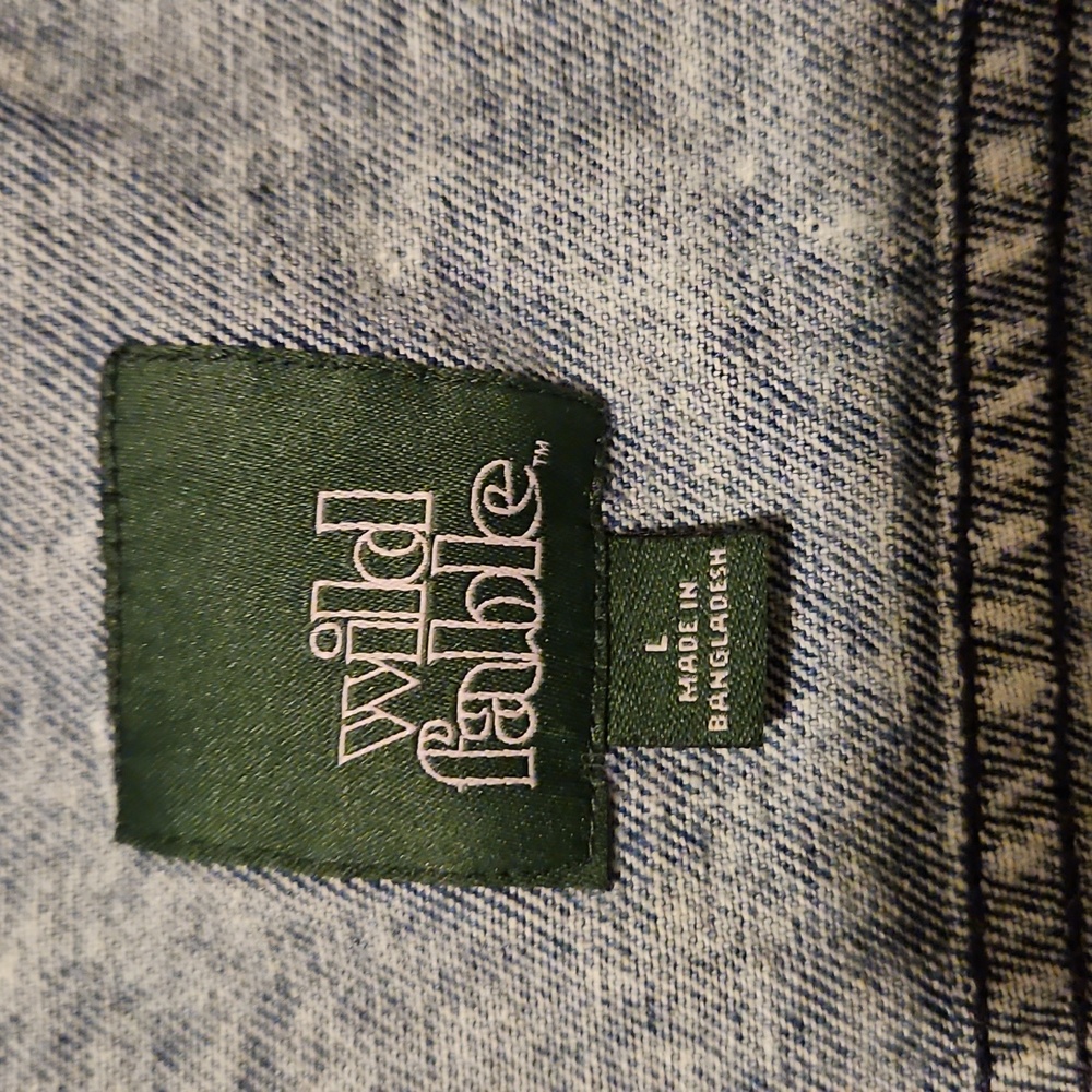 Wild Fable Jean Jacket Sz Large - Picture 2 of 7